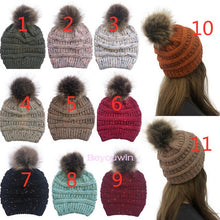 Load image into Gallery viewer, 100pcs/lot 2019 winter lady cap for winter knit good quality hot selling