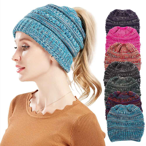 2019 New Women Winter Knitted Hat Beanies Unisex