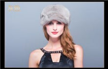 Load image into Gallery viewer, HM019 women's winter hats Real genuine mink  fur hat  winter women's